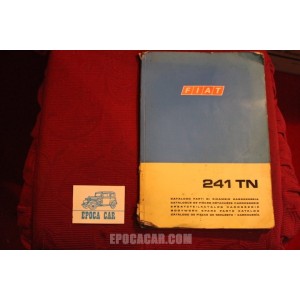 241 TN      BODY SPARE PARTS CATALOGUE (1°EDITION 1968) edge with defect, some handwritten inside