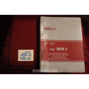 ENGINE  806-1    SPARE PARTS CATALOGUE (1978)  good condition (cover with a little defect)