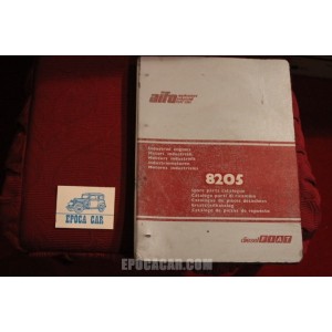 ENGINE  8205      SPARE PARTS CATALOGUE (1979) good condition ( cover with little defect)