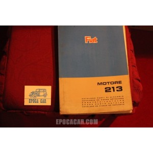 MOTORE 213     CATALOGO PARTI DI RICAMBIO (5° EDIZIONE 1966) buone condizioni