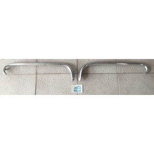 PROFILI ALLUMINIO FRONTALE  CURVI PRESA ARIA  GIULIETTA SPRINT VELOCE 1 SERIE (COPPIA) 