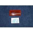 A112 UNTIL 1978  ORANGE LENS FOR FRONT RIGHT LIGHT  ( PLASTIC SCREW )  CATALUX