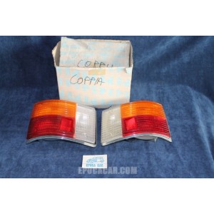 A112 2°S.   PAIR REAR TAILIGHTS  WITH RETRO  WHITE BOARD    ARIC