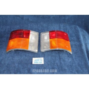 A112 2°S.   PAIR REAR TAILIGHTS (WITH RETRO)  WHITE BOARD   ALTISSIMO
