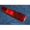 BETA COUPE'   RED LENS FOR REAR LEFT TAILIGHT  P.V.