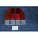 BETA SEDAN 2°S.   PAIR LENSES (2X2 PIECES) FOR REAR TAILIGHTS   CARELLO