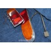 FULVIA ZAGATO 2°S.   PAIR REAR TAILIGHT (POOR-DISCRETE CONDITION)   SEIMA