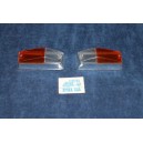 FULVIA ZAGATO 2°S.   PAIR BICOLORED LENSES FOR FRONT TAILIGHTS   CIBIE'