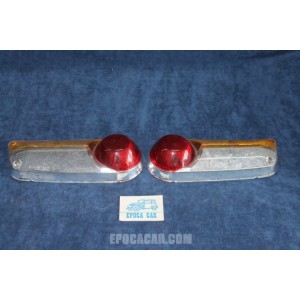 FULVIA COUPE' 1°S.   PAIR USED LENSES FOR REAR TAILIGHTS   CARELLO