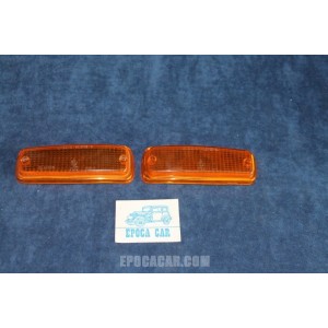 FULVIA SEDAN '70   PAIR ORANGE LENSES FOR FRONT LIGHTS   ALTISSIMO