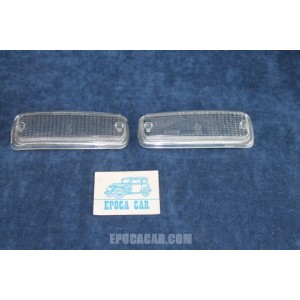 FULVIA SEDAN '70   PAIR CLEAR LENSES FOR FRONT LIGHTS   ALTISSIMO