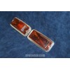 FULVIA SEDAN 1°S.   PAIR ORANGE LENSES FOR FRONT LIGHTS   ALTISSIMO