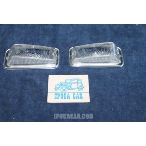 FULVIA BN 1°S.   COPPIA PLASTICHE BIANCHE PER FANALINI ANT.   ALTISSIMO