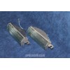 LANCIA 2000 HF   PAIR FRONT LIGHTS WITH AZURE LENSES    ALTISSIMO