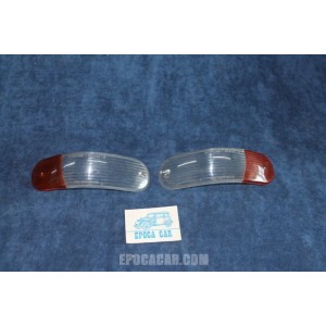 FLAVIA SEDAN 2°S.   PAIR BICOLORED LENSES FOR FRONT LIGHTS (HORIZONTAL DESIGN)   ALTISSIMO