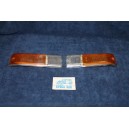 GT 2°S.   COPPIA PLASTICHE BICOLORI PER FANALINI ANT.   CARELLO
