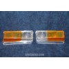 1750 SEDAN 2°S.-2000   PAIR BICOLORED LENSES FOR FRONT LIGHTS   OLSA