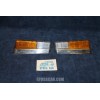 1750 SEDAN 2°S.-2000   PAIR BICOLORED LENSES FOR FRONT LIGHTS (FAIR CONDITION)   VERALUX