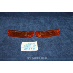 ALFASUD   PAIR ORANGE LENSES FOR FRONT LIGHTS   CARELLO