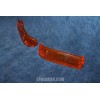 ALFASUD   PAIR ORANGE LENSES FOR FRONT LIGHTS   CARELLO