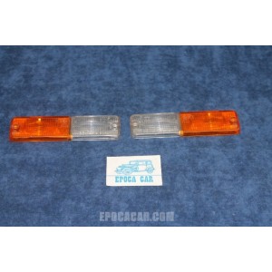 128 (FROM 1976)   PAIR LENSES FOR FRONT LIGHT   SEIMA