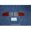 132   PAIR BICOLORED LENSES FOR FRONT LIGHTS   P.V.