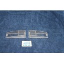 132   PAIR CLEAR LENSES FOR FRONT LIGHTS   STARS