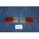 132   PAIR BICOLORED LENSES FOR FRONT LIGHTS   CATALUX