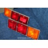 132 1°S.   PAIR REAR TAIL LIGHTS   ARIC ( LENSES VERALUX )