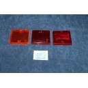 132 1°S.   LENSES ( 3 PIECES ) FOR REAR LEFT TAIL LIGHTS   VERALUX