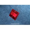 132 1°S.   PLASTICA ROSSA CON CATARIFRANGENTE PER FANALINO POST. SX.   CATALUX