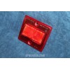 132 1°S.   RED LENS WITH REFLECTOR FOR REAR LEFT TAIL LIGHT   STARS