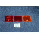 132 1°S.   LENSES ( 3 PIECES ) FOR REAR RIGHT TAIL LIGHT   STARS