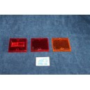 132 1°S.   LENSES ( 3 PIECES ) FOR REAR RIGHT TAIL LIGHT   ALTISSIMO