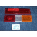 131 L-CL-SUPERMIRAFIORI   LENSES ( 2 PIECES ) FOR REAR RIGHT TAIL LIGHT   OLSA
