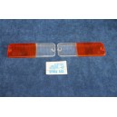 131   PAIR BICOLORED LENSES FOR FRONT LIGHTS   VERALUX