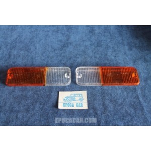 131   PAIR LENSES FOR FRONT LIGHTS   P.V.