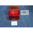 131   LENSES (4 PIECES) FOR REAR LEFT TAIL LIGHT   STARS