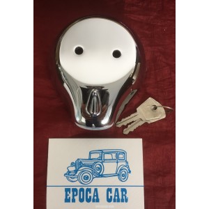 CHROME REAR BONNET TRUNK GIULIETTA SPIDER ALFA ROMEO WITHOUT EMBLEM 