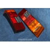 127 3° SERIE  COPPIA PLASTICHE PER FANALINI POST.   GEMO