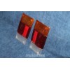127 PANORAMA DIESEL  PAIR LENSES FOR FOR REAR LIGHTS   P.V.