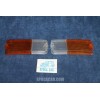 127-127 SPECIAL COPPIA PLASTICHE BICOLORI PER FANALINI ANT.   ARIC