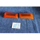 126  PAIR ORANGE LENSES FOR FRONT LIGHTS   LEART