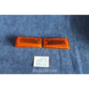 126  PAIR ORANGE LENSES FOR FRONT LIGHTS   ALTISSIMO
