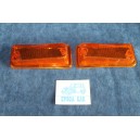 126  PAIR ORANGE LENSES FOR FRONT LIGHTS   AU.CO