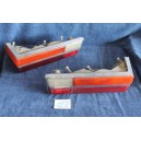 130 COUPE'  PAIR REAR LIGHTS TO BE RESTORED   STARS