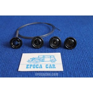 KIT INTERNAL SILVER KNOB ( 3 SERIE AND GIULIA SPIDER)