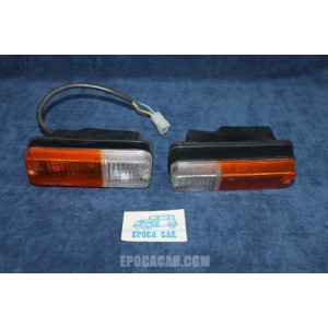 128 COUPE'   PAIR FRONT LIGHTS WHIT CAP   ALTISSIMO