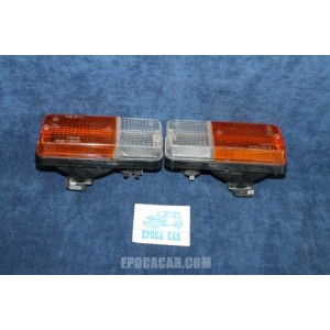 128 COUPE'  PAIR BICOLORED FRONT LIGHTS   STARS