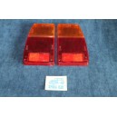 128 COUPE' S-SL  PAIR BICOLORED LENSES FOR REAR LIGHTS (BIG SCREW)   STARS
